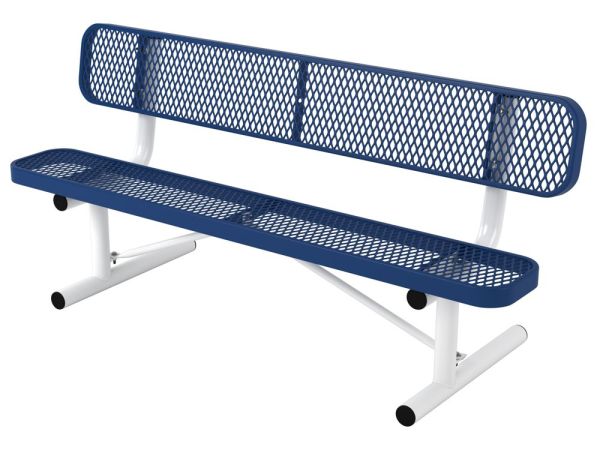 UltraLeisure Style Park Bench With Back