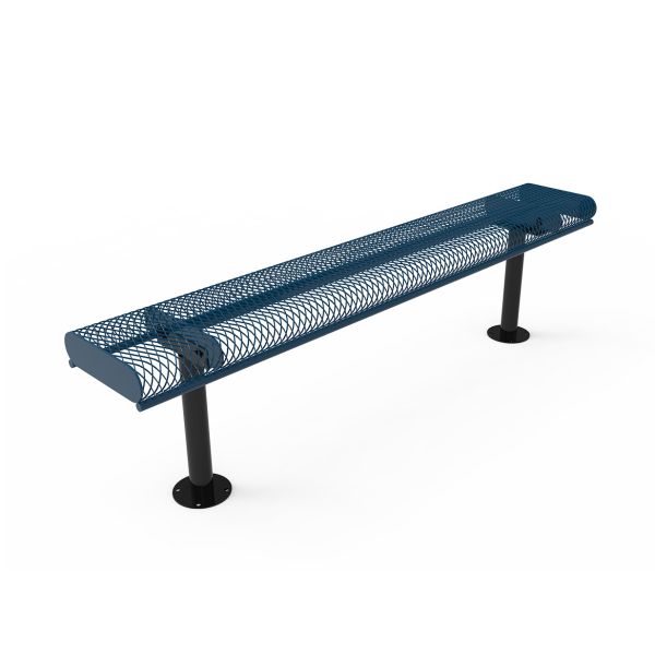 MyTCoat Expanded Metal Rolled Edge Bench without Back
